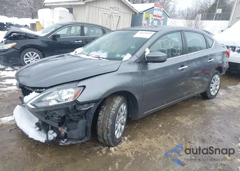 2018 Nissan Sentra S из США, поврежденный, VIN 3N1AB7APXJY303915